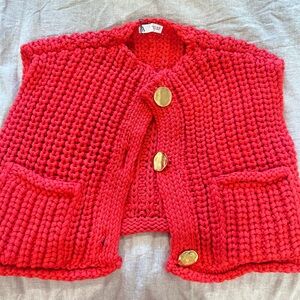 Zara red sweater